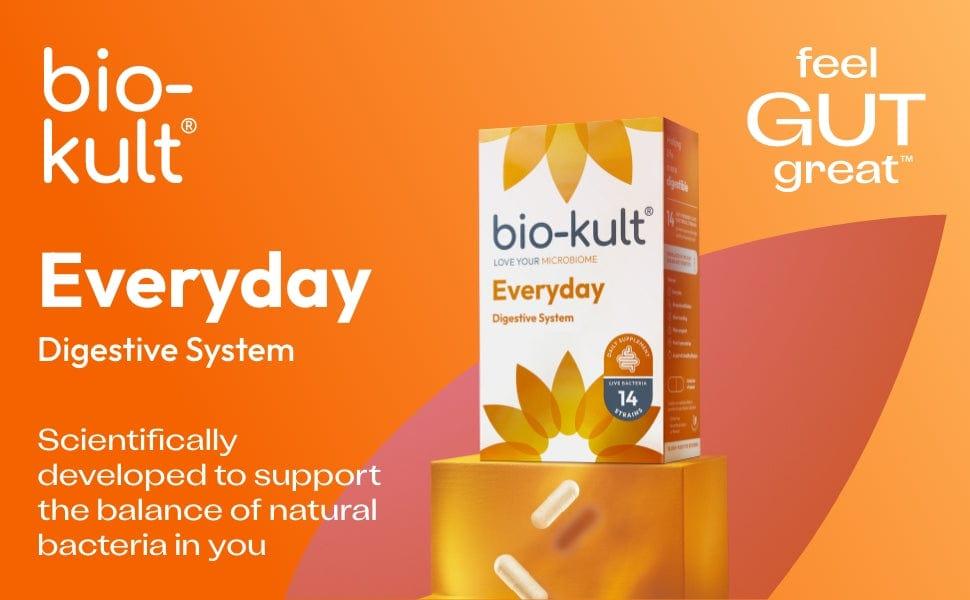 Bio-Kult Everyday Multi-Strain Probiotic 30 Capsules - 14 Strains for Digestive System