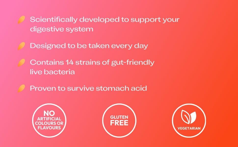 Bio-Kult Everyday Multi-Strain Probiotic 30 Capsules - 14 Strains for Digestive System