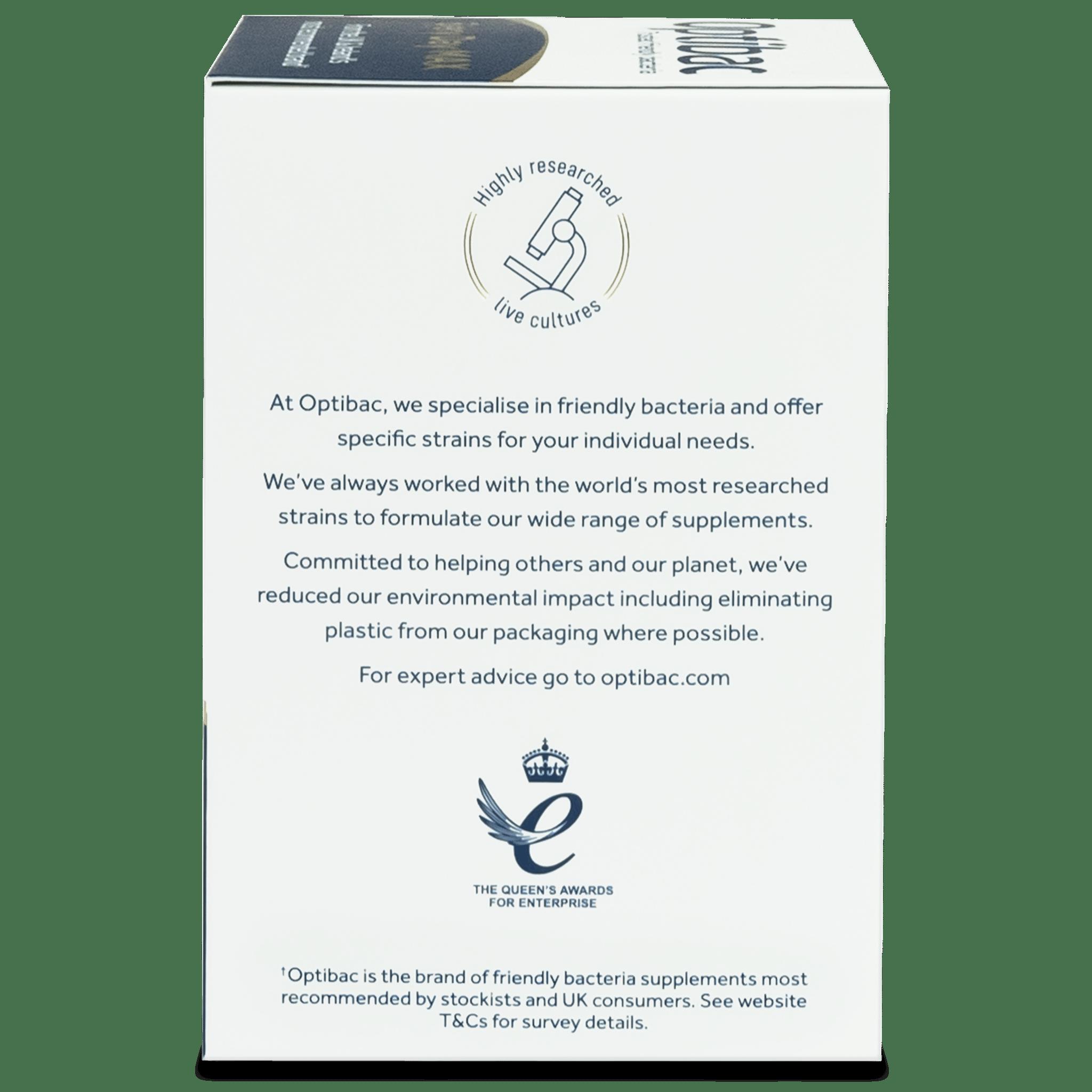 Optibac Every Day MAX Probiotic Supplement 75 Billion Live Cultures 30 Capsules Digestive Health