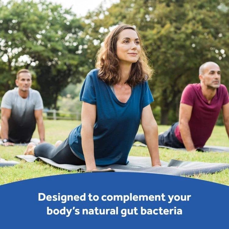Optibac Every Day EXTRA Probiotics 20 Billion CFU 30 Capsules | Vegan, Dairy Free, Gluten Free | Digestive & Immune Support | Image Features: Vegan, Dairy free, Gluten free, GMO free, Free from artificial colours, 30 capsules