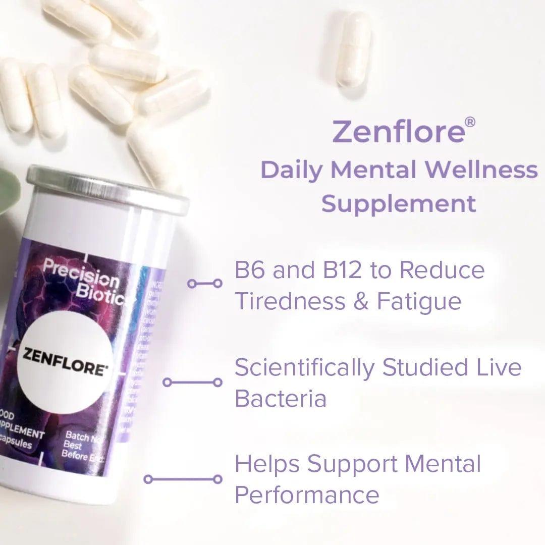 Zenflore Microbacterial & Vitamin Supplement 30 Capsules for Mind & Body Support