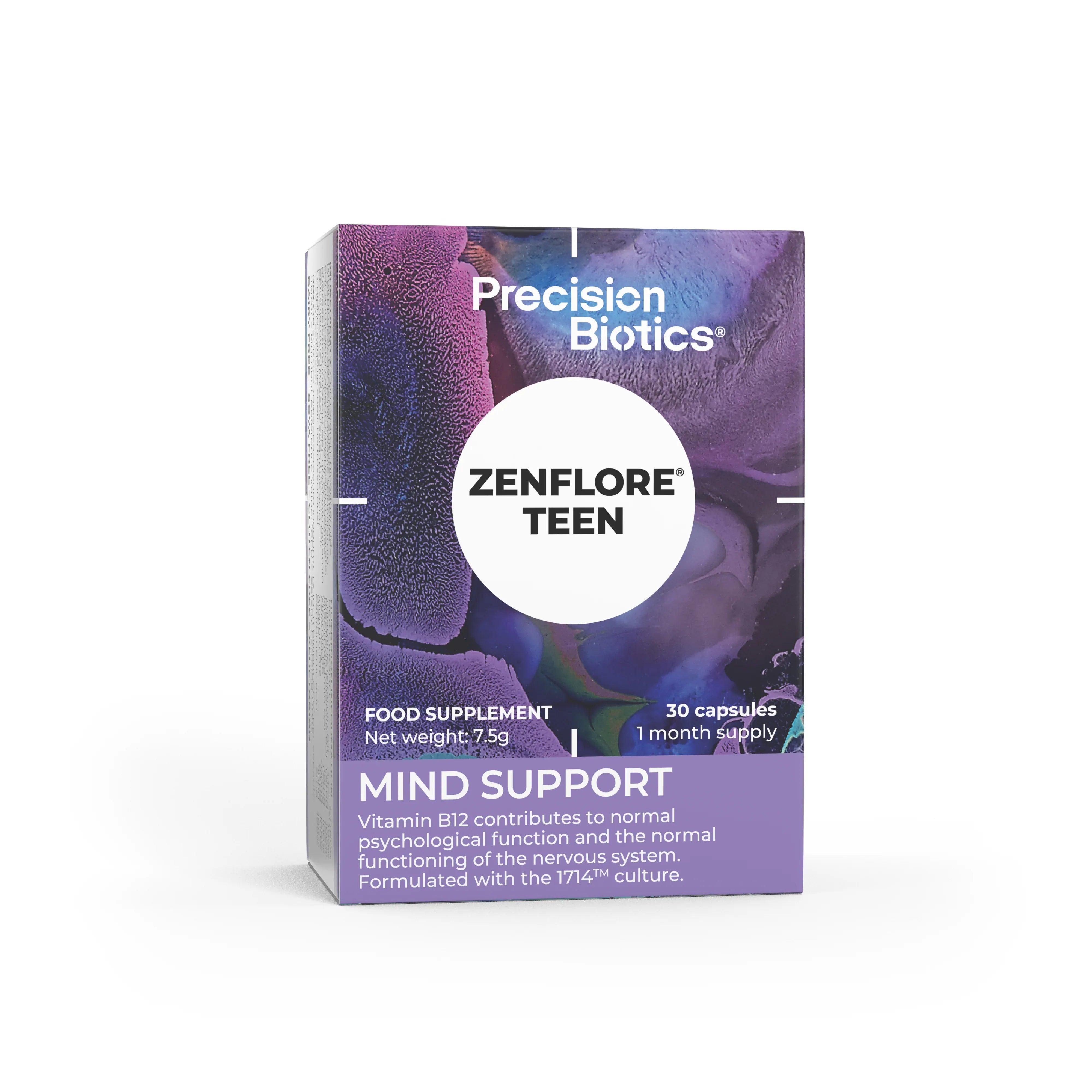 Zenflore Microbacterial & Vitamin Supplement 30 Capsules for Mind & Body Support