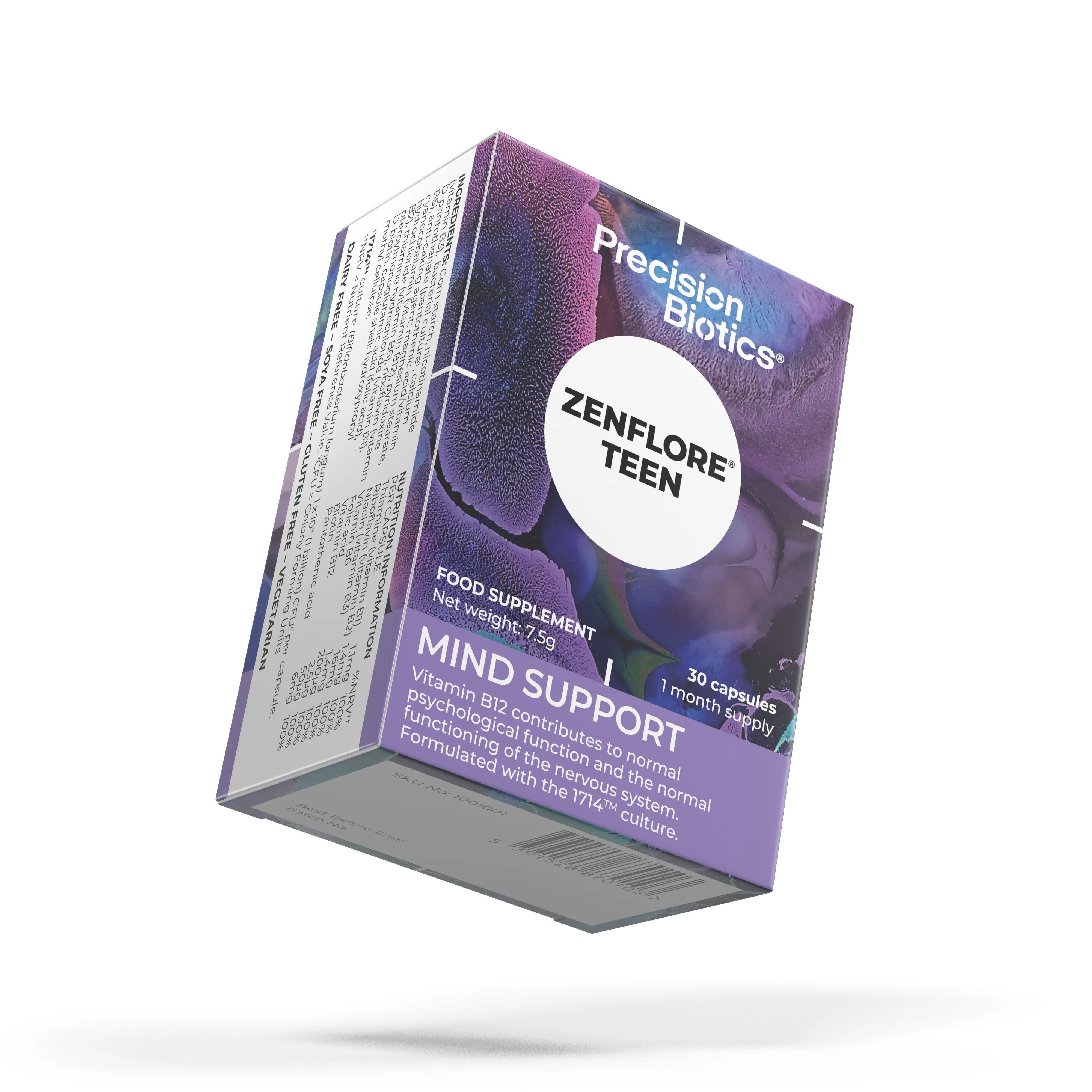 Zenflore Microbacterial & Vitamin Supplement 30 Capsules for Mind & Body Support