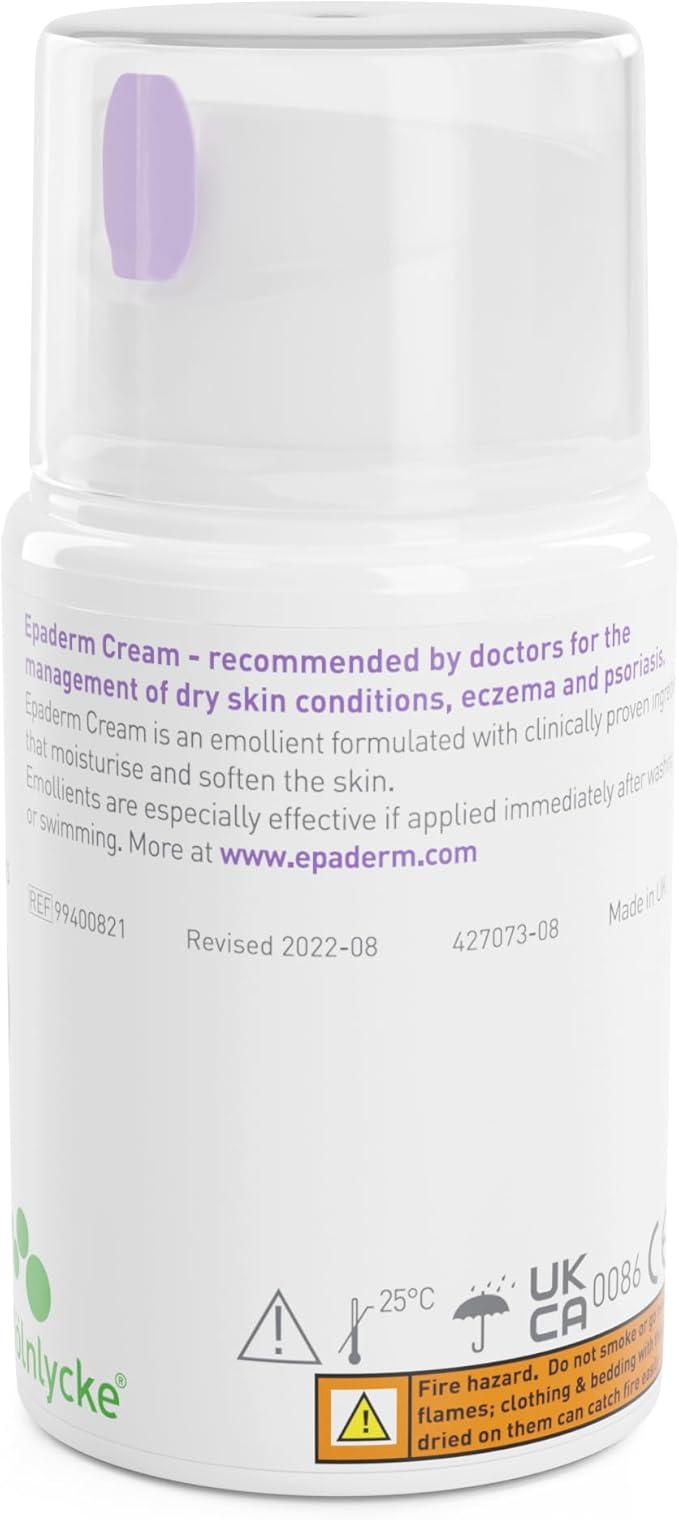 Epaderm Cream 50g Dry Skin Hydration Non-Greasy Doctor Recommended Suitable for all ages