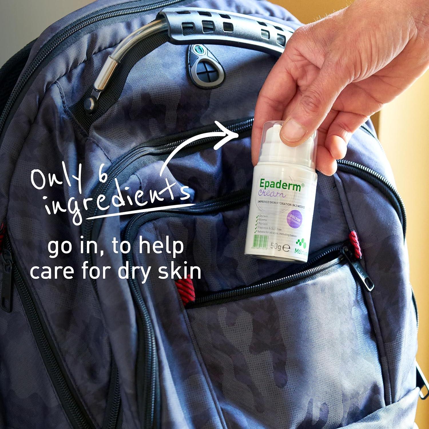 Epaderm Cream 50g Dry Skin Hydration Non-Greasy Doctor Recommended Suitable for all ages