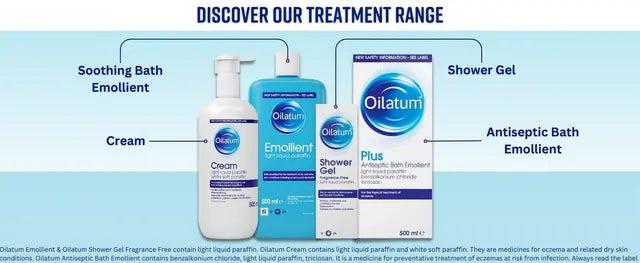 Oilatum Emollient Bath Additive for Dry Skin, Eczema & Dermatitis - 500ml