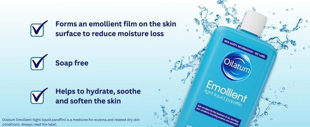 Oilatum Emollient Bath Additive for Dry Skin, Eczema & Dermatitis - 500ml