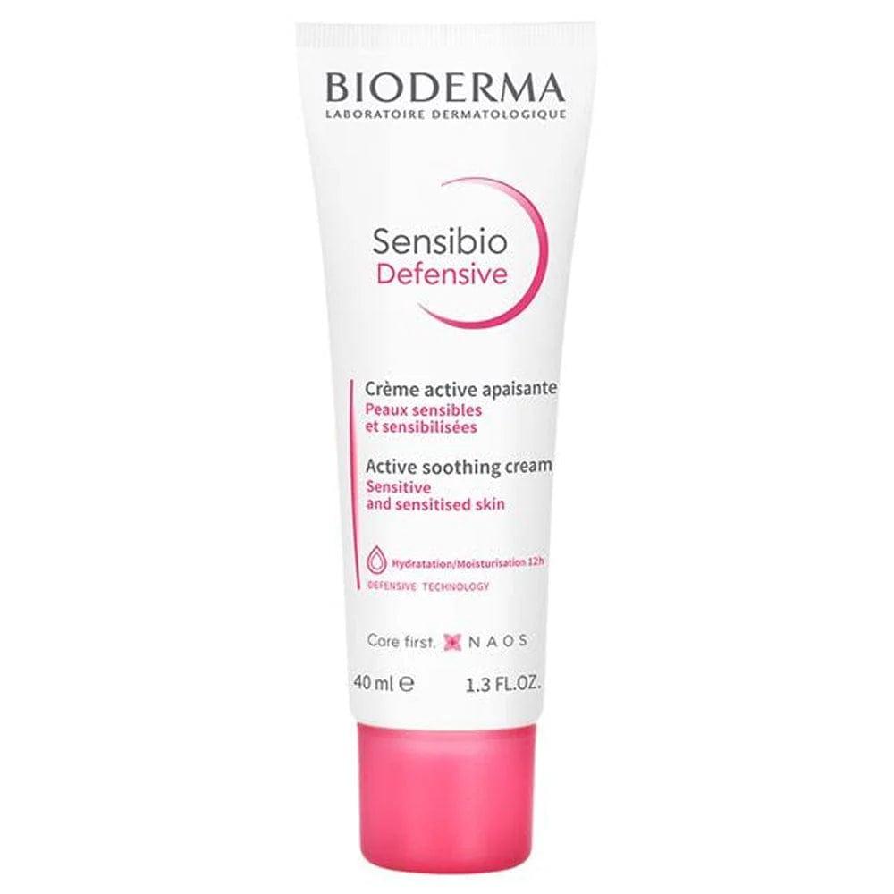 Bioderma Sensibio Defensive Cream 40ml for Sensitive Skin - Soothes, Strengthens, Protects. Active soothing cream, Hydratation/Moisturisation 12h