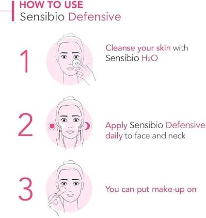 Bioderma Sensibio Defensive Cream 40ml for Sensitive Skin - Soothes, Strengthens, Protects. Active soothing cream, Hydratation/Moisturisation 12h