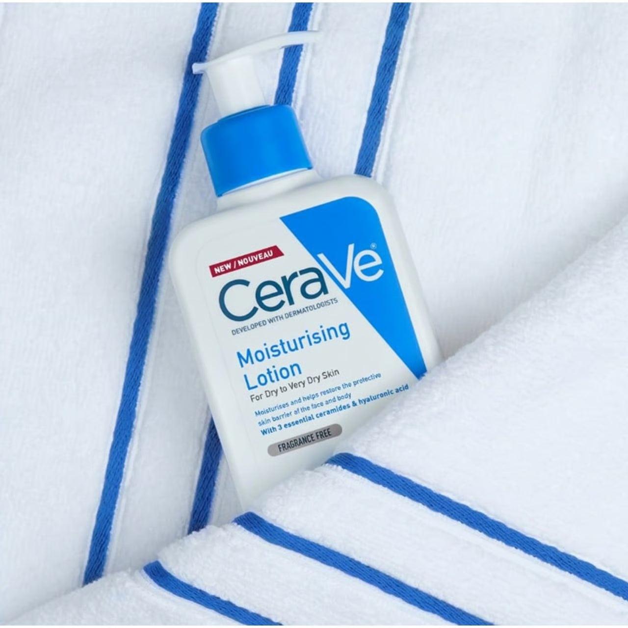 CeraVe Moisturising Lotion 236ml Dry to Very Dry Skin Fragrance Free Ceramides & Hyaluronic Acid