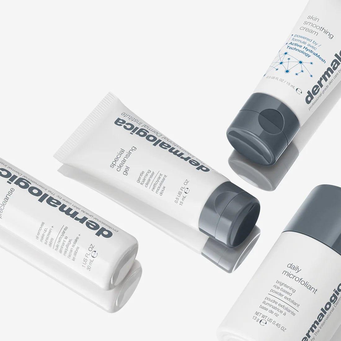 Dermalogica Discover Healthy Skin Kit for All Skin Types - Precleanse, Special Cleansing Gel, Daily Microfoliant, Skin Smoothing Cream
