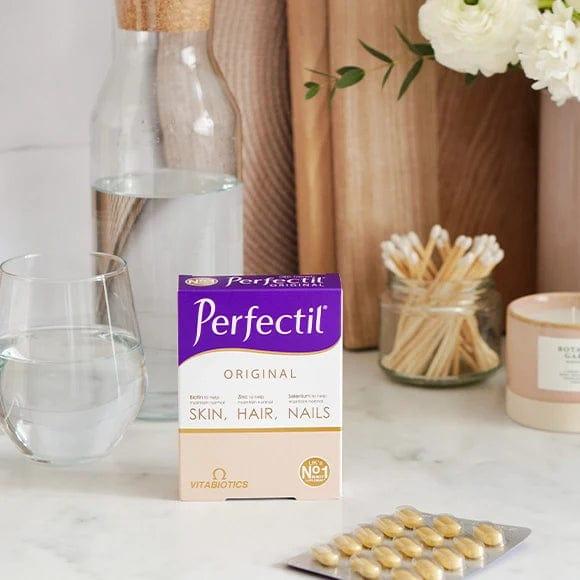 Vitabiotics Perfectil Original Supplement for Skin, Hair & Nails - 30 Tablets. Contains Biotin, Zinc & Selenium