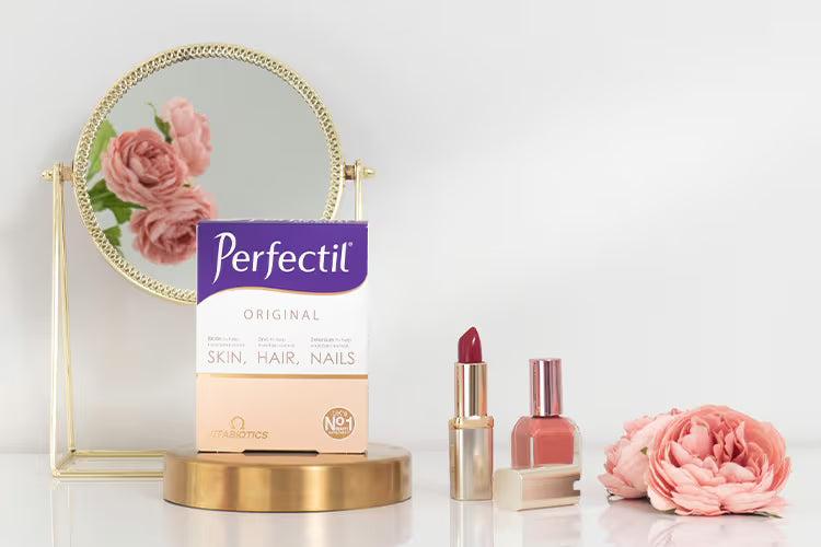 Vitabiotics Perfectil Original Supplement for Skin, Hair & Nails - 30 Tablets. Contains Biotin, Zinc & Selenium