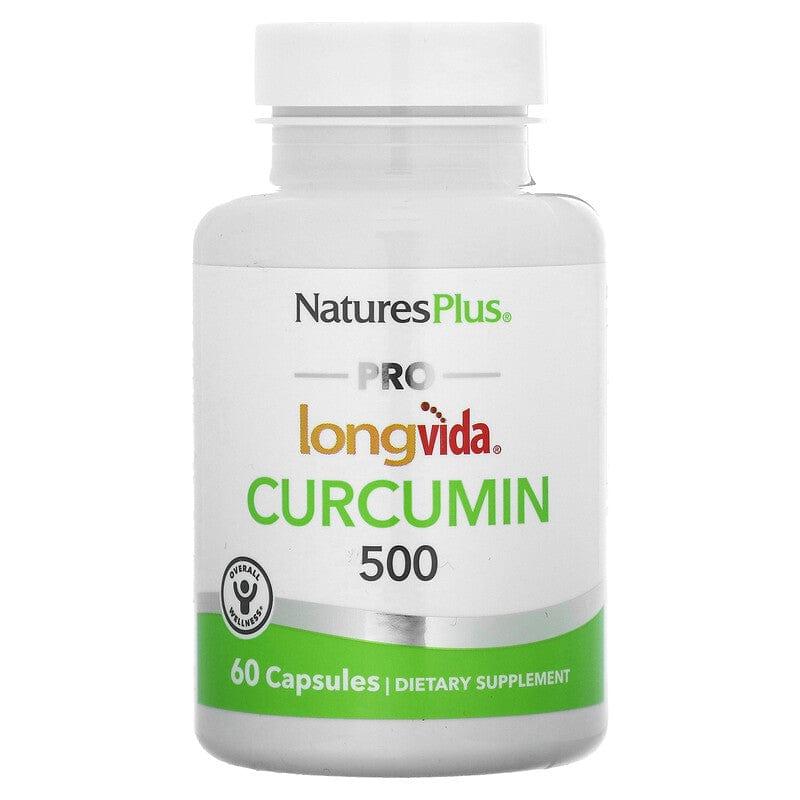 NaturesPlus Pro Longvida Curcumin 500mg 60 Capsules Dietary Supplement
