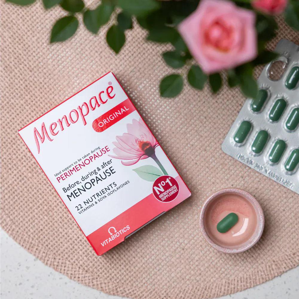 Vitabiotics Menopace Original Capsules - Menopause Support with 22 Nutrients, Vitamins & Soya Isoflavones