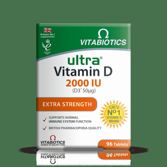 Vitabiotics Ultra Vitamin D3 with 2,000IU (96) in Dublin GetLocal