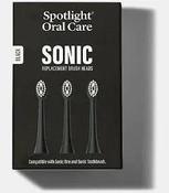 Spotlight Sonic Toothbrush Replacement Heads - Graphite Grey (3 Pack) image
