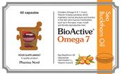 BioActive Omega-7 with Sea Buckthorn Oil 60 Capsules image