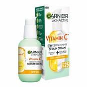 Garnier SkinActive Vitamin C 2in1 Brightening Serum Cream SPF 25 50ml image
