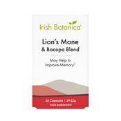 Irish Botanica Lions Mane Mushroom and Bacopa 60 Capsules image