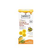 Zarbees Children's Cough &amp; Sore Throat Syrup 100ml