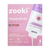 Zooki Vitamin D3 + K2 Liquid 30 Sachets
