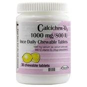 Calcichew D3 Forte Double Strength 1000mg 800IU Chewable 30 Tablets