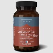 Terranova Vitamin D3 &amp; Vitamin K2 50 Capsules image