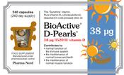 BioActive D-Pearls 38mcg (1,520IU) 240 Capsules image
