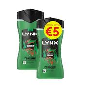 LYNX JUNGLE FRESH BODY WASH 225ml TWIN PK image