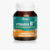 Sona Vitamin B12 500mcg 60 Tablets image