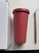 Zooki Stainless Steel Tumbler with Steel Straw 650ml