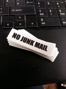 No junk mail sticker