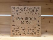Kraft Birthday/ Thank You Cards image