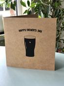 Kraft Father's Day Card - Pint Glass image