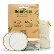 Bambaw cleansing makeup remover pads - 16 pack