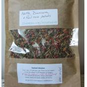 Motherwort, Nettle, Damiana, Red rose petals
