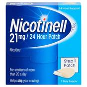 Nicotinell 24 Hour Patches Step One 21mg 7 Pack