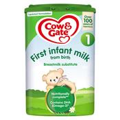 Cow &amp; Gate 1 First Baby Milk Formula From Birth 800g