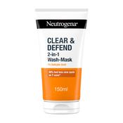 Neutrogena Clear &amp; Defend 2 in 1 Wash-Mask 150ml