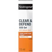 Neutrogena Clear &amp; Defend 0.5% Salicylic Acid Rapid Gel 15ml