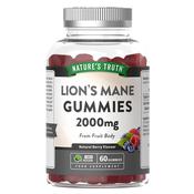 Nature's Truth Lions Mane 2000mg Natural Berry Flavour  60 Tablets