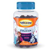 Haliborange Disney Frozen Iron &amp; Vit C Blackcurrant Flavour 60 Gummies