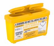 Sharpsguard Yellow Sharps Bin 1L