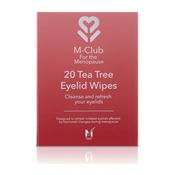 M-Club 20 Tea Tree Eyelid Wipes x20 image