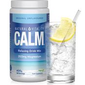 Natural Vitality Calm Relaxing Drink Mix Unflavoured 400g image
