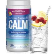 Natural Vitality Calm Relaxing Drink Mix Raspberry Lemon Flavour 400g image