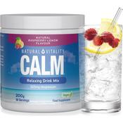 Natural Vitality Calm Relaxing Drink Mix Raspberry Lemon Flavour 200g image