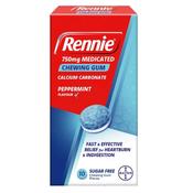 Rennie 750mg Medicated Chewing Gum 10 Pieces image