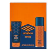 Umbro Tempo Body Wash 150ml &amp; Body Spray 150ml Gift Set image